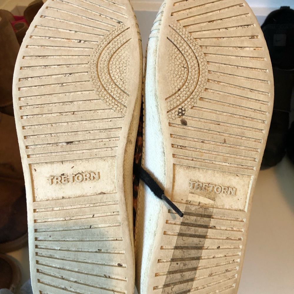 Tretorn nylite bold platform sole leopard print sneakers tennis shoes sz 5.5 - Picture 4 of 5